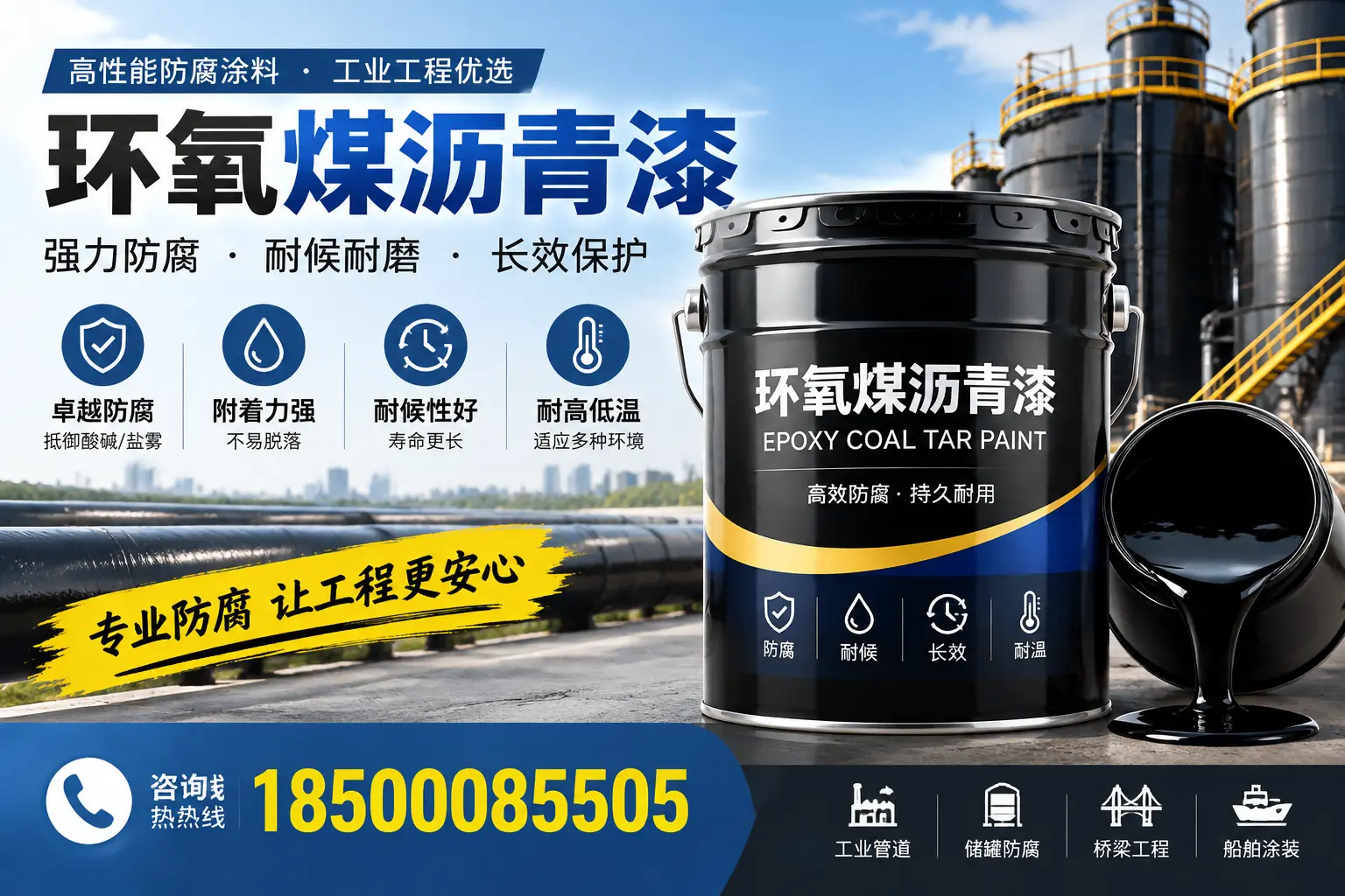 环氧煤沥青漆的施工方法与注意事项，确保在盘锦顺利完成